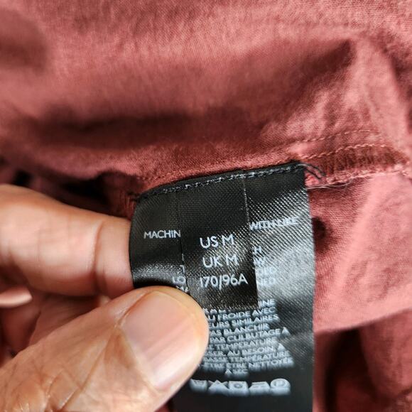 Anthropologie Aliza Embroidered Swing Tank Womens Medium Brown - Picture 9 of 10